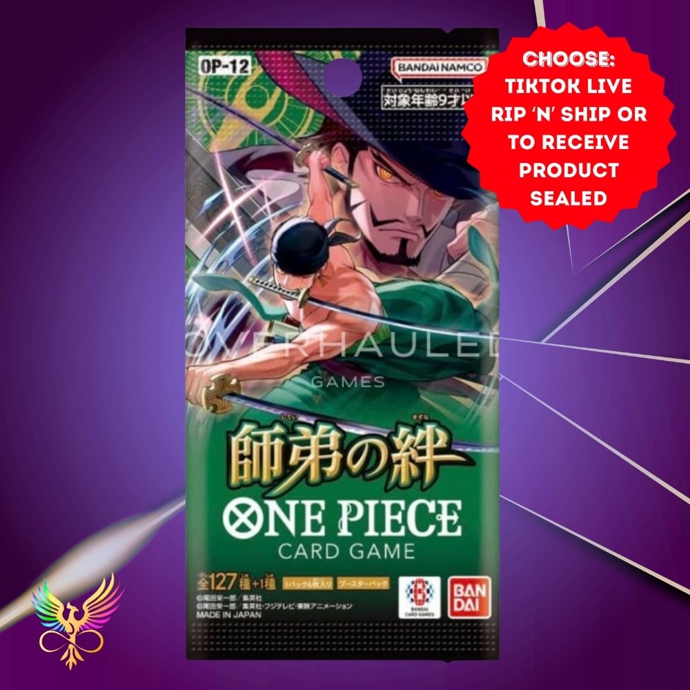 One Piece TCG: OP12 Legacy of the Master - Japanese Booster Pack Art