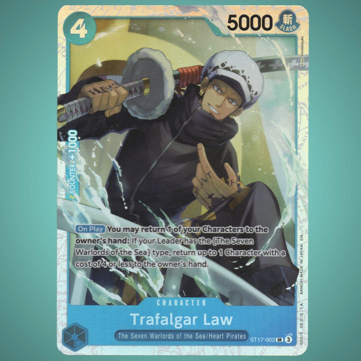 ST17-002 – Trafalgar Law – Super Rare [Reprint] – One Piece TCG