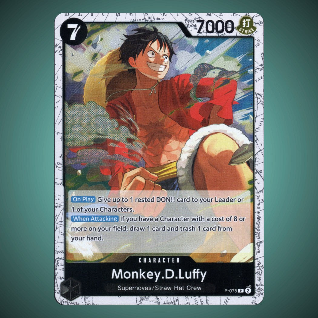 P-075 – PRB02 – Monkey D. Luffy (Pirate Foil)– Promo – One Piece TCG