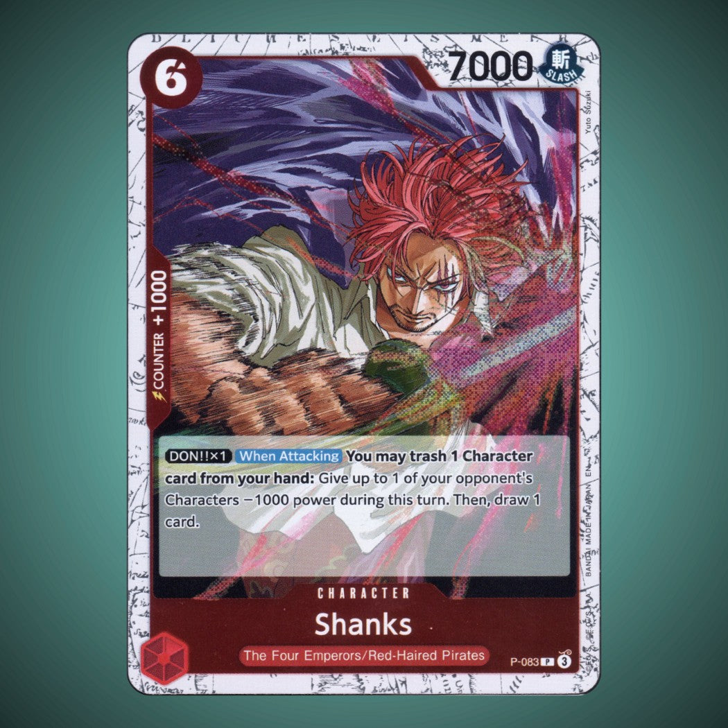 P-083 – PRB02 – Shanks – Promo – One Piece TCG