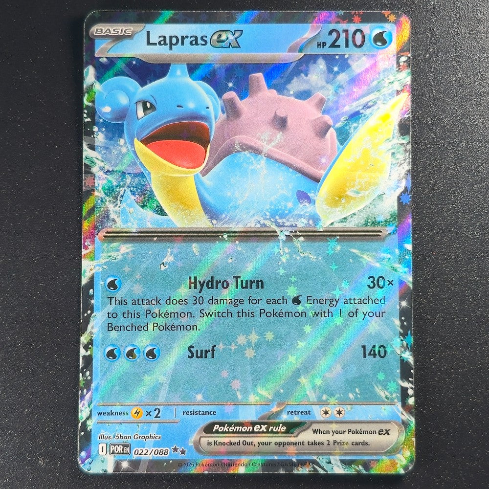 Perfect Order - 022/088 - Lapras EX - Double Rare - English Pokémon TCG