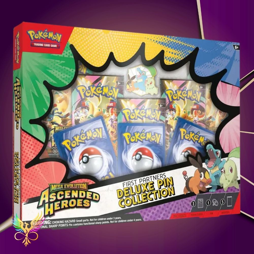 Pokémon TCG: Mega Evolution—Ascended Heroes First Partners Deluxe Pin Collection