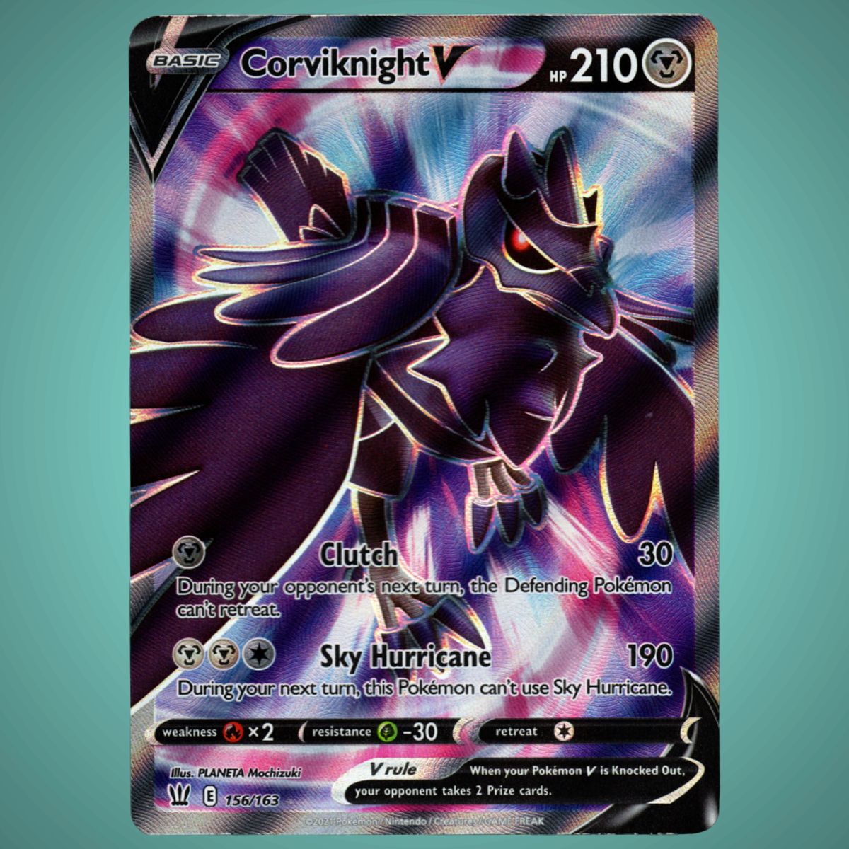 Battle Styles - 156/163 - Corviknight V [VLP-NM] - Ultra Rare – English Pokémon TCG