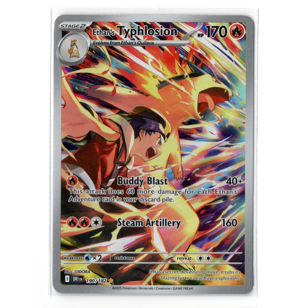 Destined Rivals - 190/182 - Ethan's Typhlosion - Illustration Rare –  English Pokémon TCG