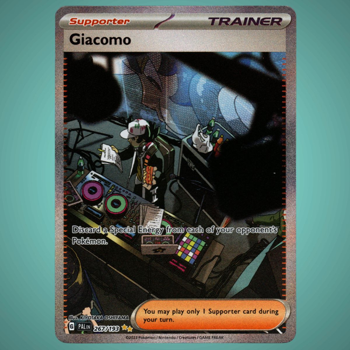 Paldea Evolved - 267/193 - Giacomo - Special Illustration Rare – English Pokémon TCG