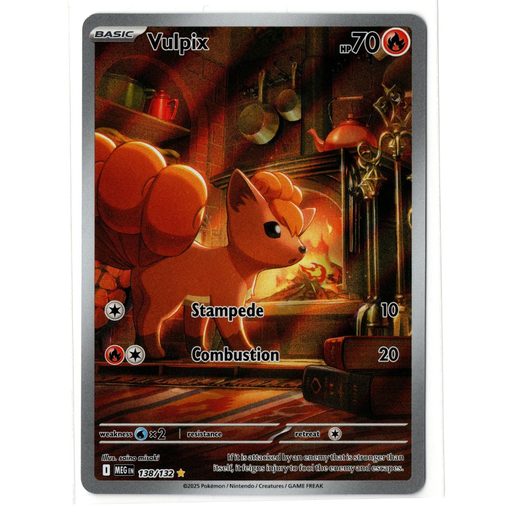 Mega Evolution - 138/132 - Vulpix - Illustration Rare – English Pokémon TCG