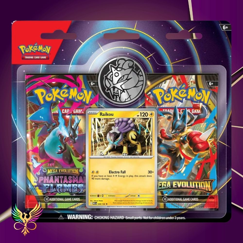 Pokémon TCG: Raikou 2 Pack Blister
