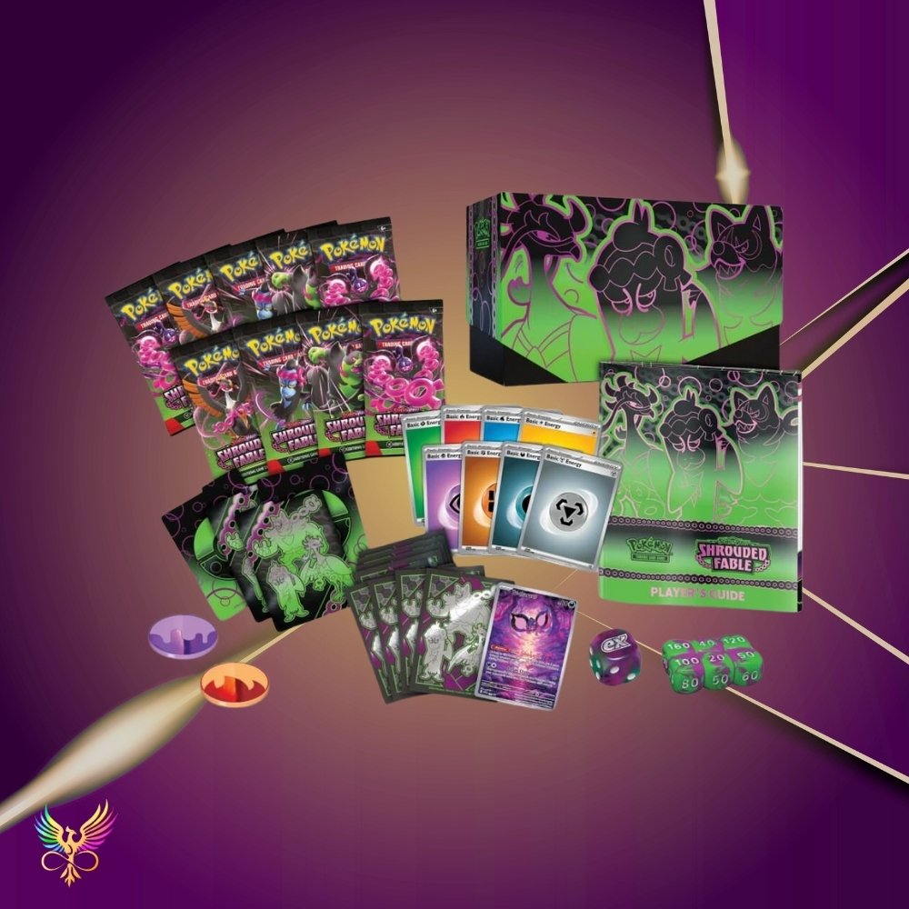 Pokémon TCG: Shrouded Fable Elite Trainer Box contents