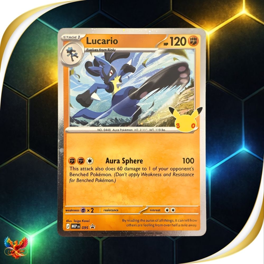 30th Celebrations Promo - 095 - Lucario - Black Star Promo – English Pokémon TCG