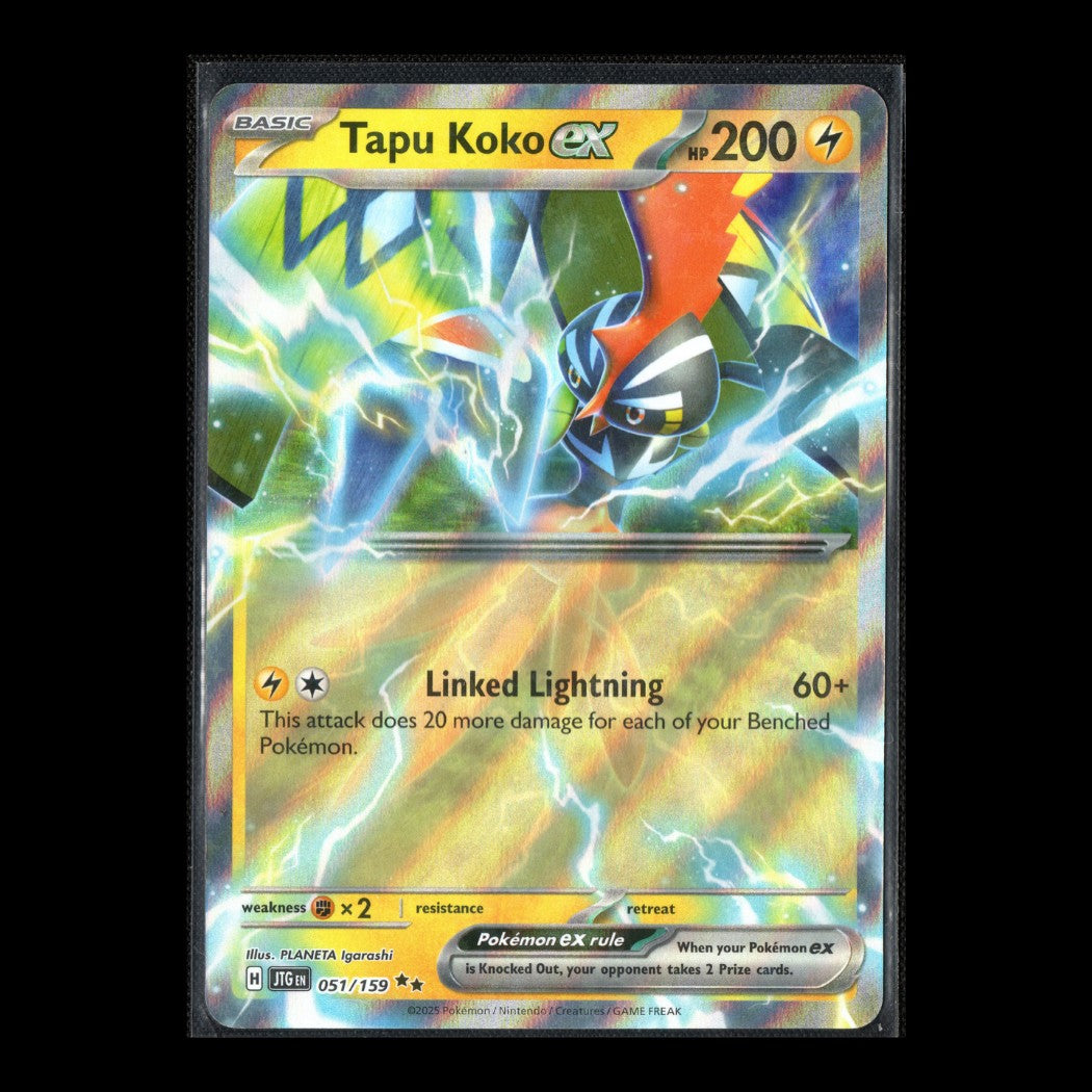 Journey Together - 051/159 - Tapu Koko EX - Double Rare – English Pokémon TCG