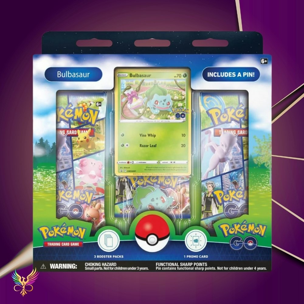 Pokémon TCG: Pokémon GO Pin Collection Bulbasaur front of box