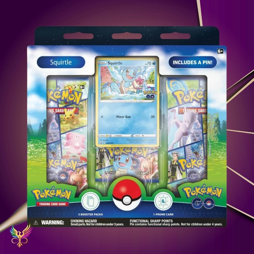 Pokémon TCG: Pokémon GO Pin Collection Squirtle front of box