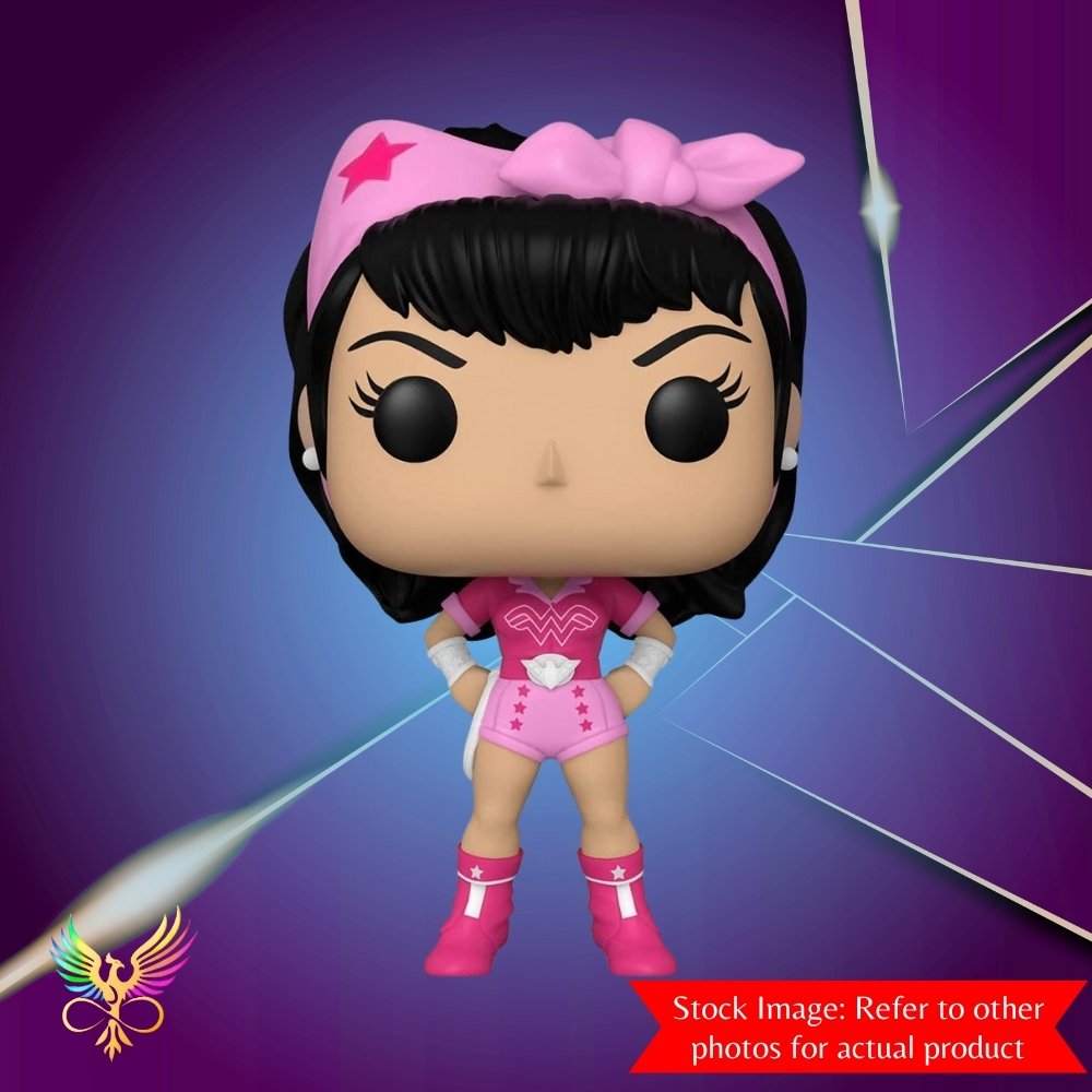 Funko Pop! DC Comics Bombshells: Breast Cancer Awareness Wonder Woman #167 Vinyl Figure