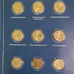 Royal Australian Mint $1 Coin Collection Folder with 29x circulated $1 coins and nifc designs page 3