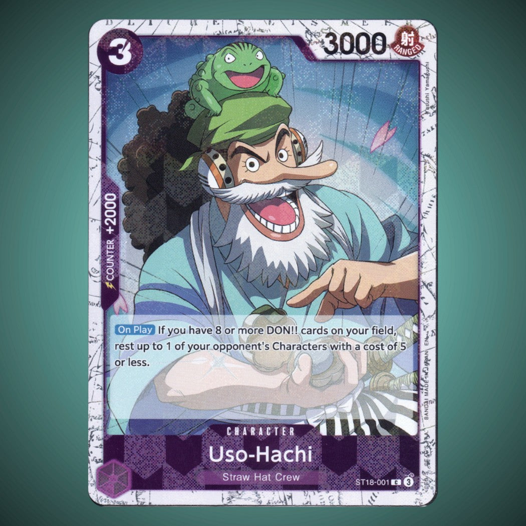 ST18-001 – PRB02 – Uso-Hachi – One Piece TCG