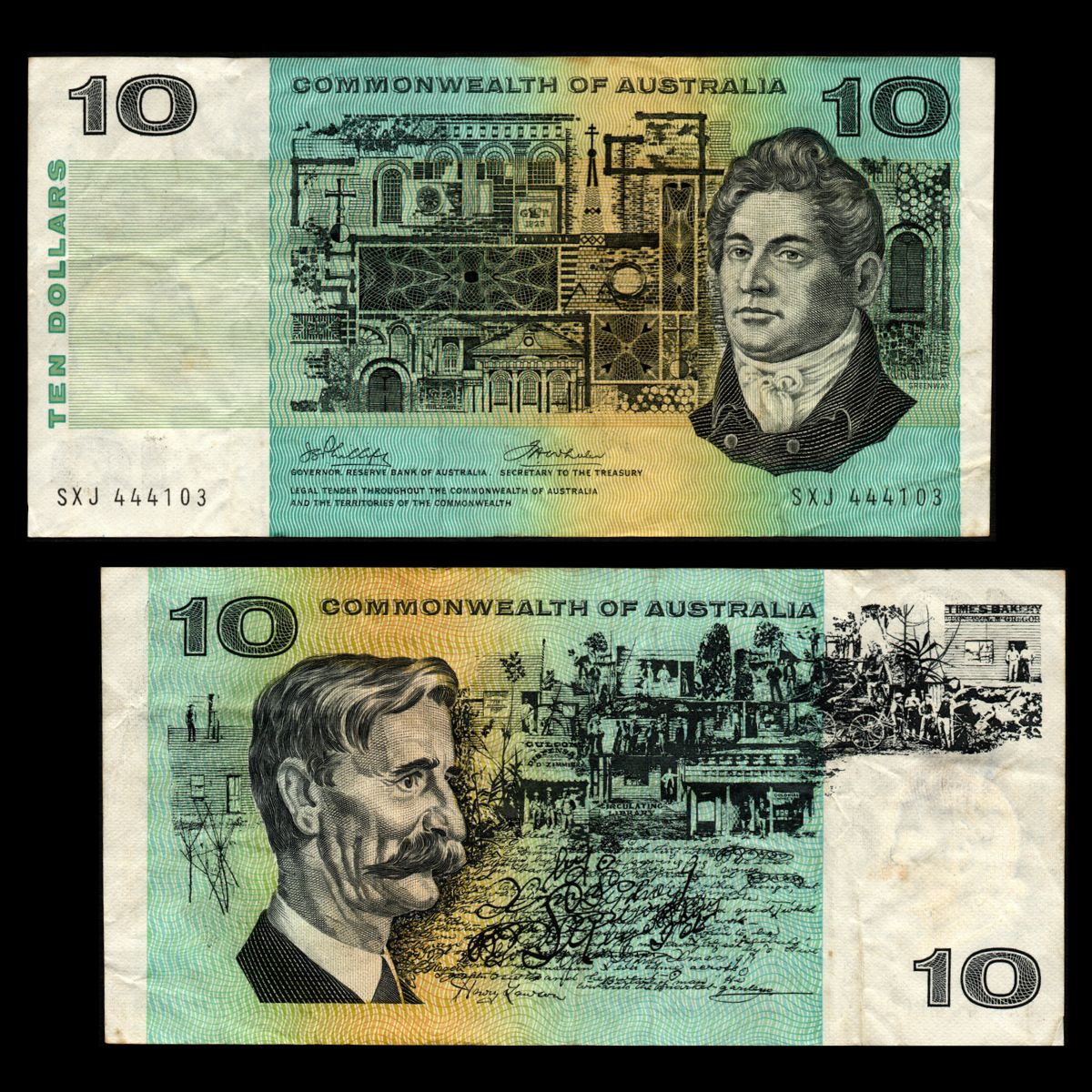 1972 $10 Phillips/Wheeler CoA General Prefix R304 Fine