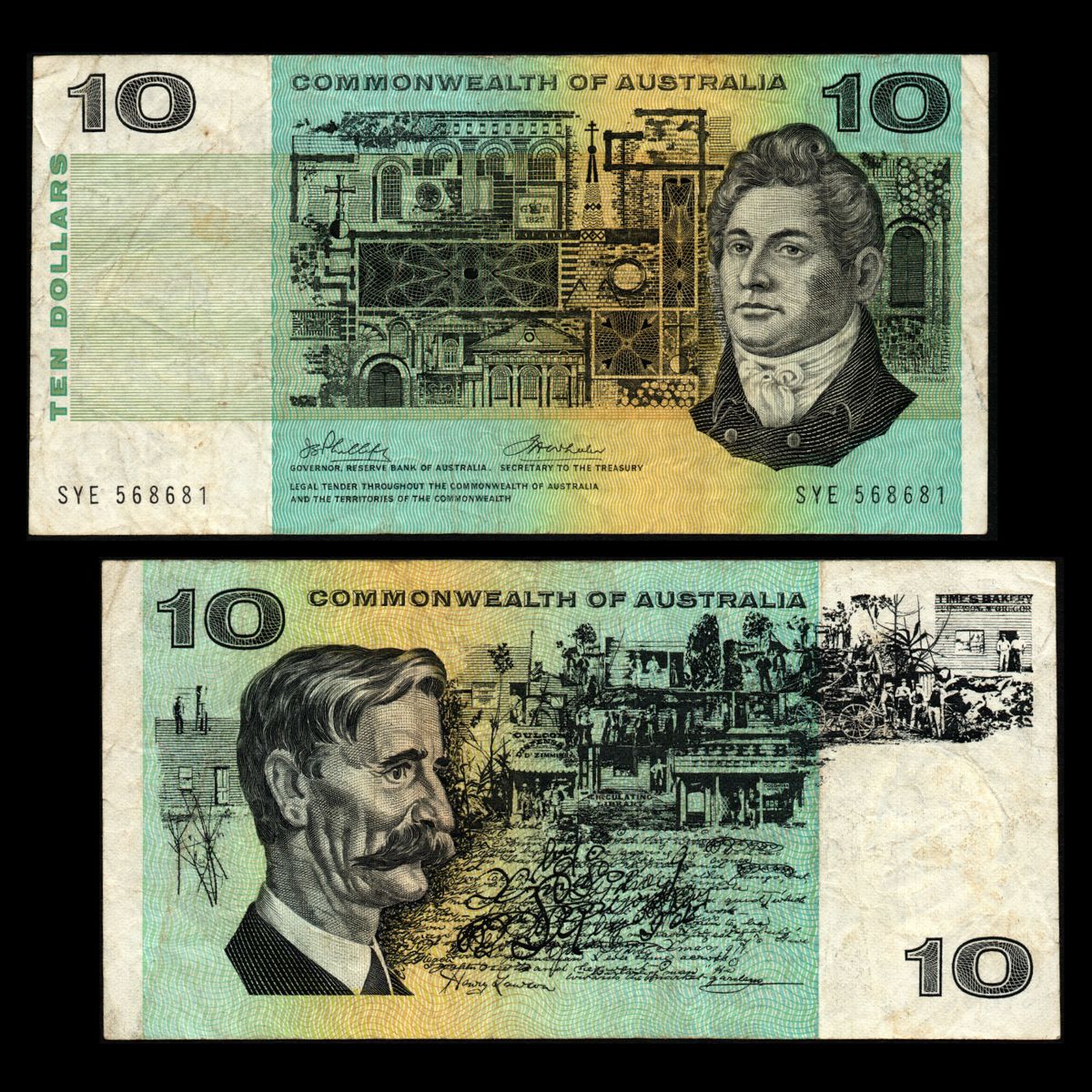 1972 $10 Phillips/Wheeler CoA General Prefix R304 Fine