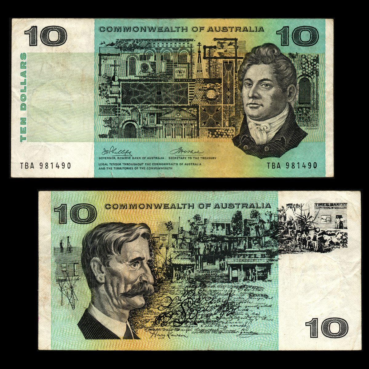 1972 $10 Phillips/Wheeler CoA General Prefix R304 Fine