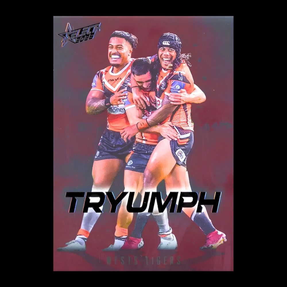 2026 NRL League Heroes - Tryumph - Red - TR102 - Wests Tigers
