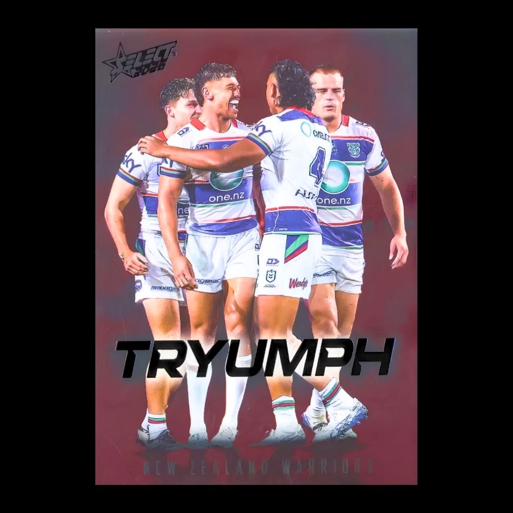 2026 NRL League Heroes - Tryumph - Red - TR95 - New Zealand Warriors