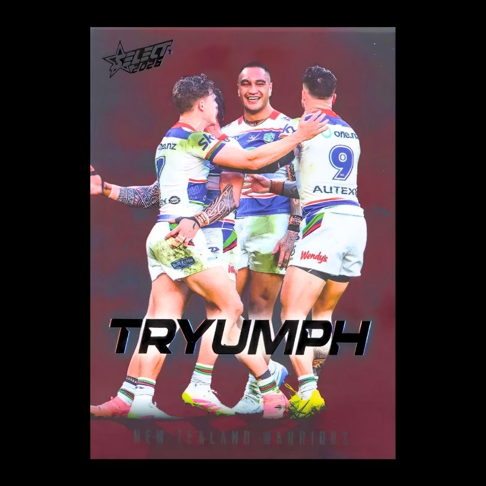 2026 NRL League Heroes - Tryumph - Red - TR96 - New Zealand Warriors