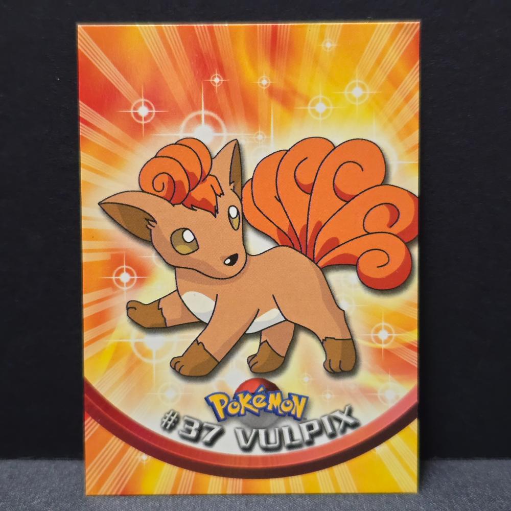 1999 Pokémon Topps TV Animation Edition Series 1 Vulpix #37
