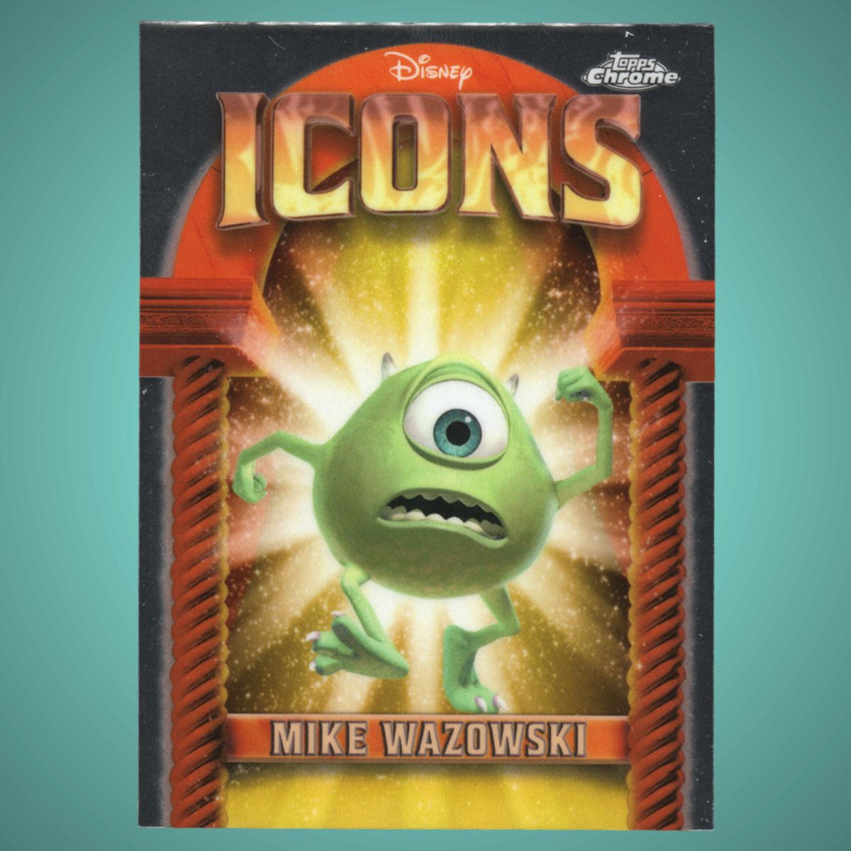 2025 Topps® Chrome Disney Icons Mike Wazowski (Monsters Inc.) DI-21