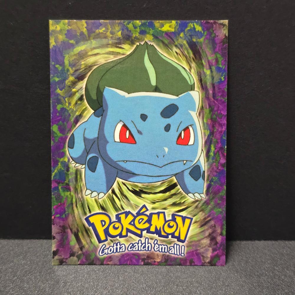 1999 Pokémon Topps Gotta Catch 'Em All #01 Bulbasaur — Stage 1 — E1 of 12