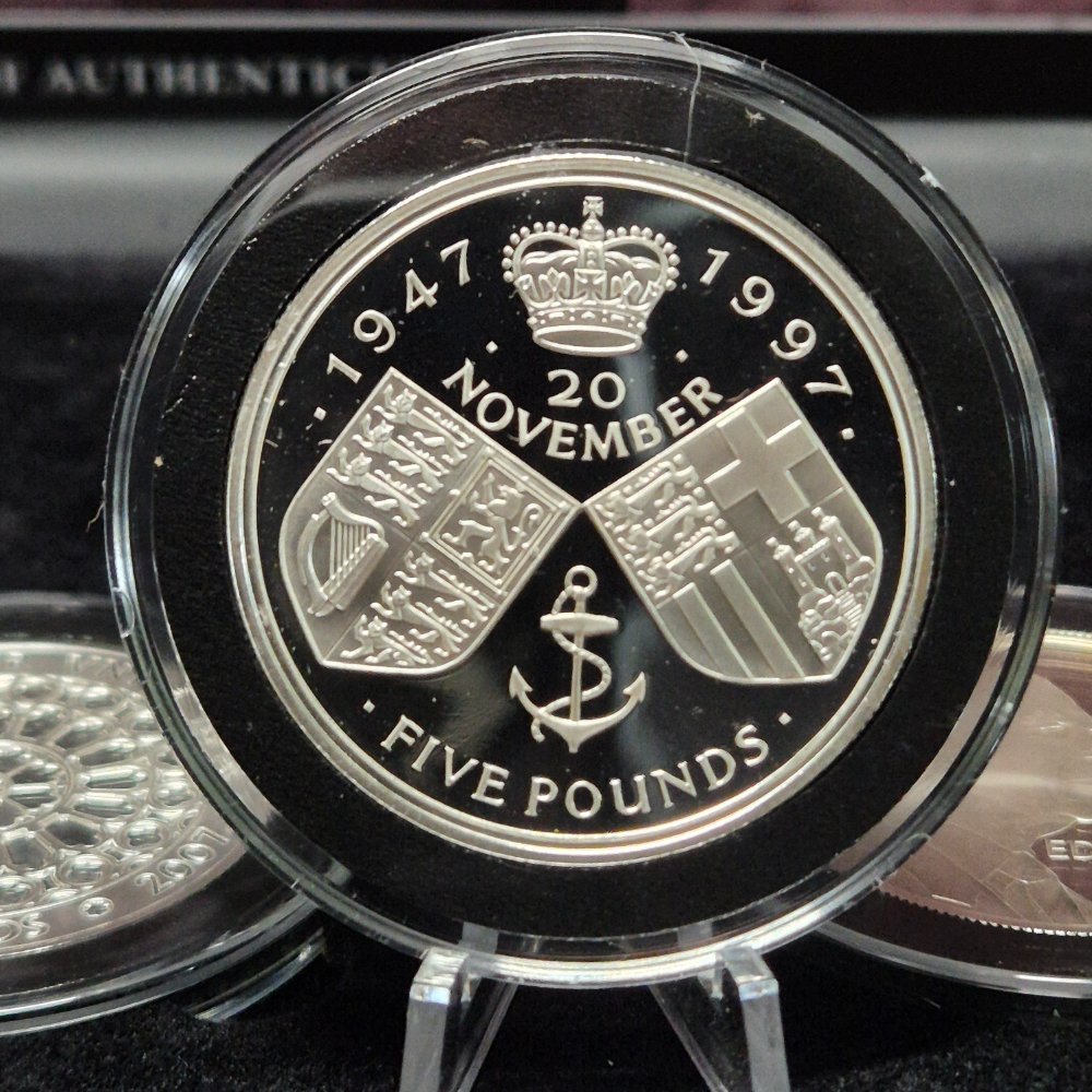 1997-2021 The Prince Philip Complete set of British Five Pound Silver Coins