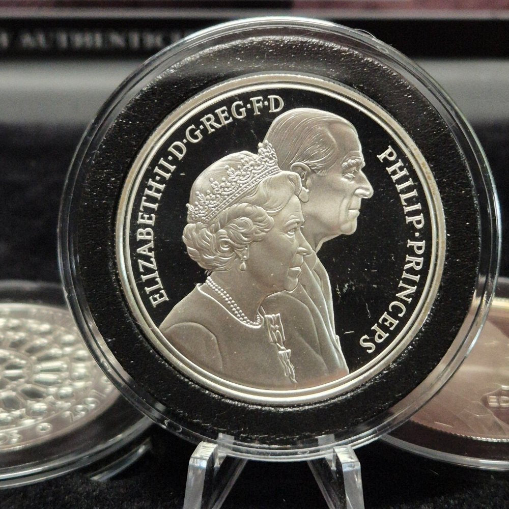 1997-2021 The Prince Philip Complete set of British Five Pound Silver Coins