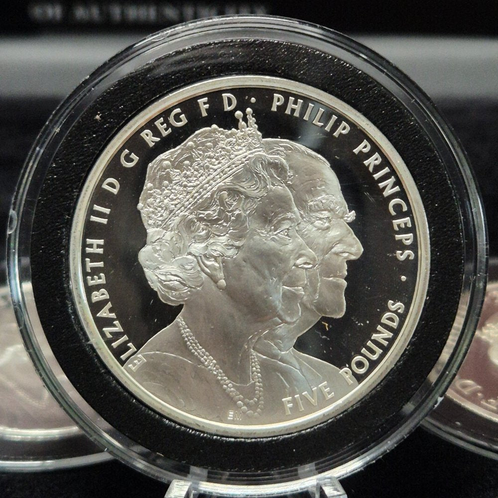 1997-2021 The Prince Philip Complete set of British Five Pound Silver Coins