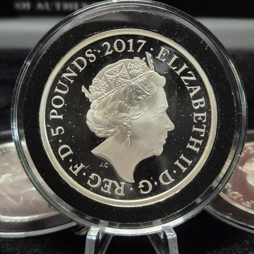1997-2021 The Prince Philip Complete set of British Five Pound Silver Coins