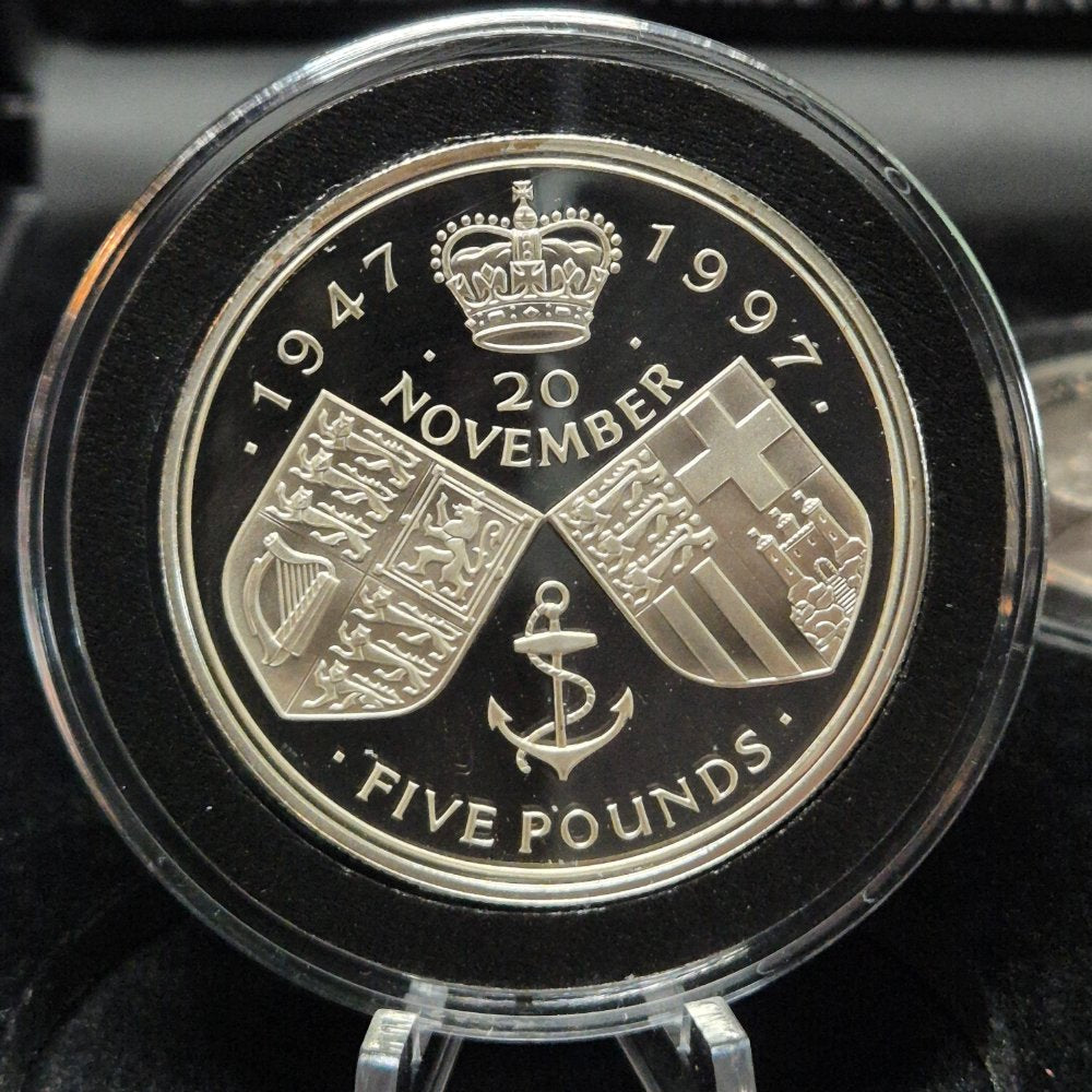 QEII & Prince Philip Wedding Milestones Silver Crown Three Coin Set