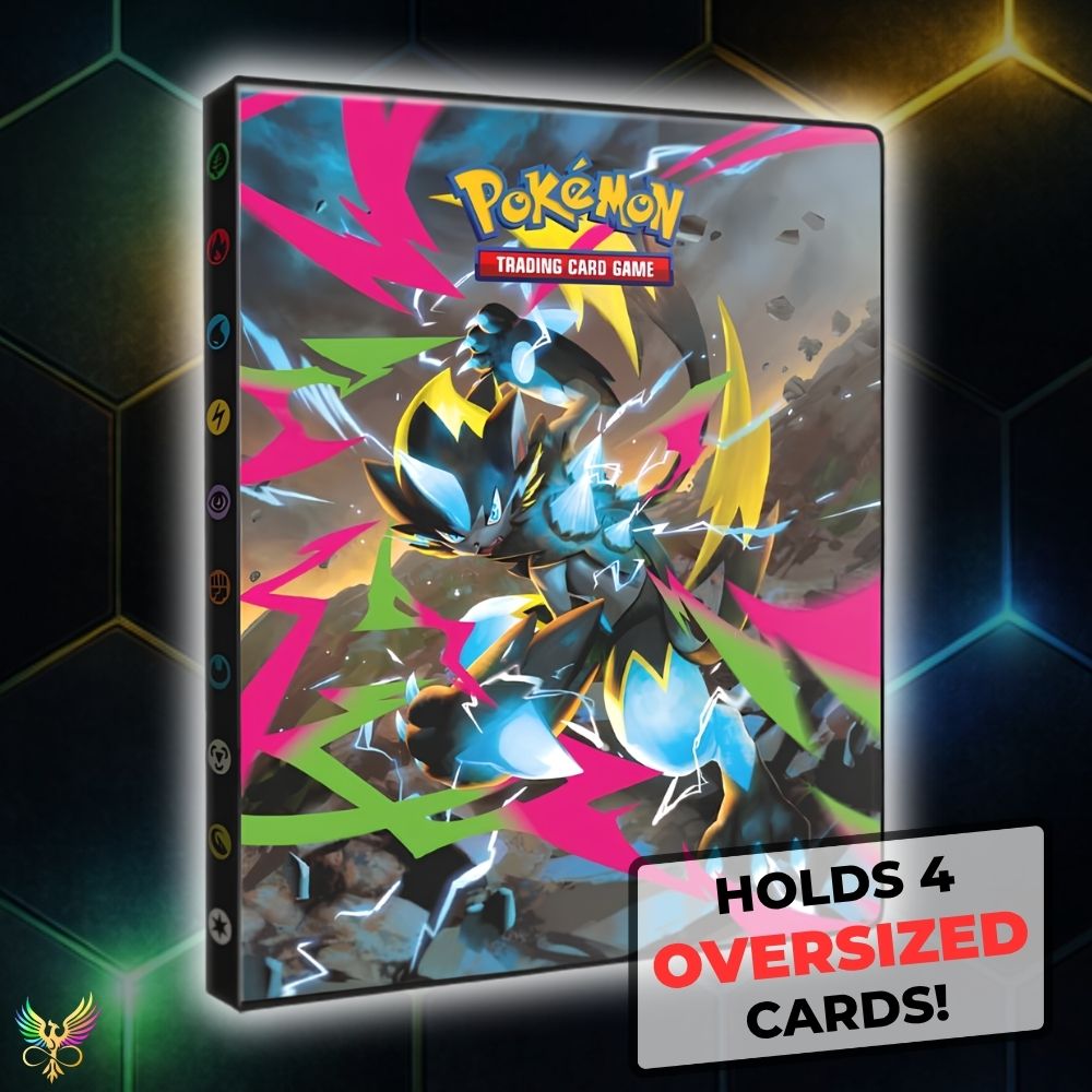 Ultra Pro: Pokémon TCG Mega Evolution Pitch Black 4-Pocket Portfolio