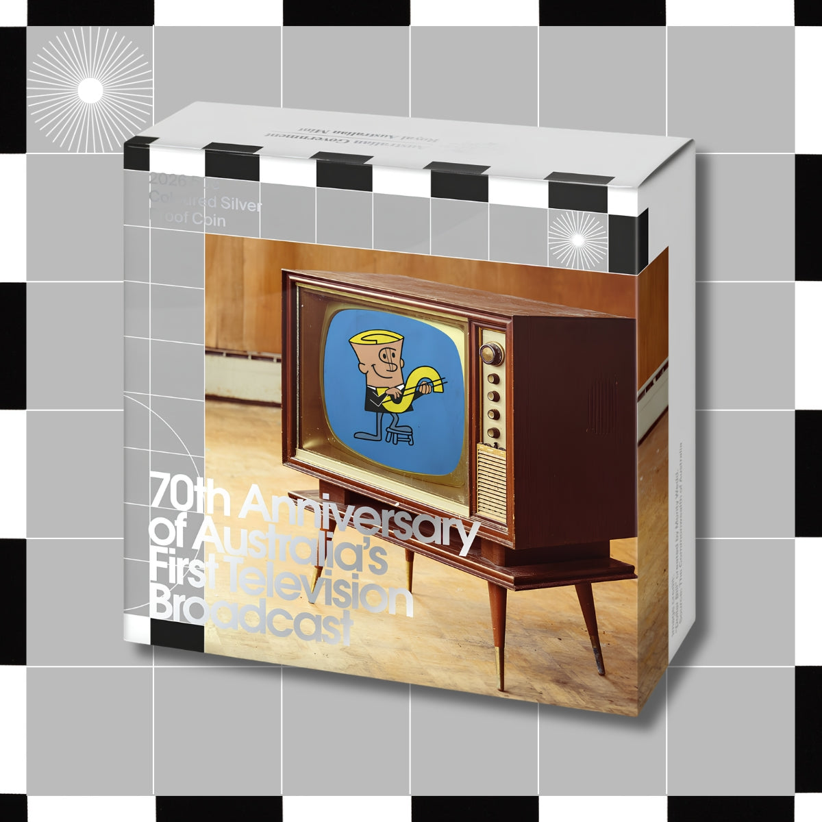 2026 50c 70th Anniversary of Australia's First Television Broadcast - Silver Proof Coin